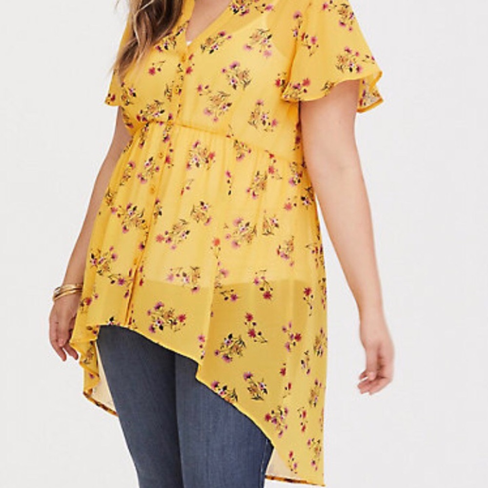 Floral Babydoll Tunic
